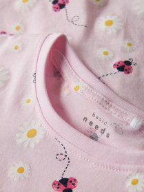 NAME IT T-shirt Vigga Festival Bloom Ladybug